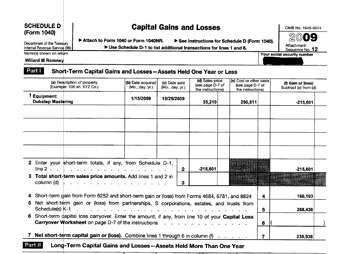 Mitt Romney Tax Returns | Capital Losses | Exclusive | BlissMagazineOnline.com